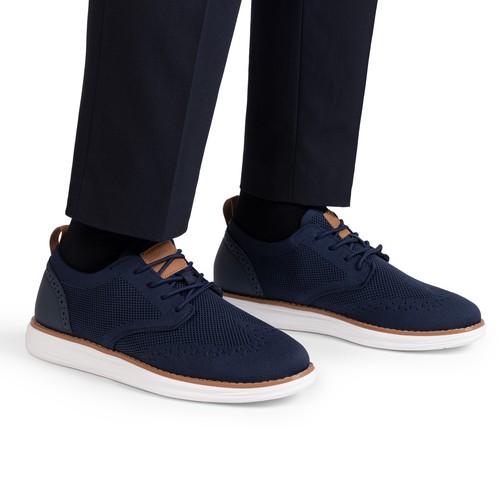 Men KnitFlex Craft Mesh Oxfords Sneakers Casual Dress Lightweight Walking Shoes - Picture 31 of 71