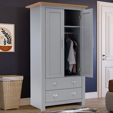 Bedroom Furniture Set of 4 Piece Chest of Drawers Wardrobe Bedside Cabinet Table