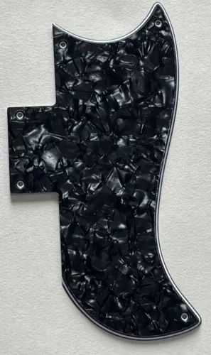 4 Ply Black Pearl Pickguard Fit Gibson SG 61 Reissue Style Guitar Parts