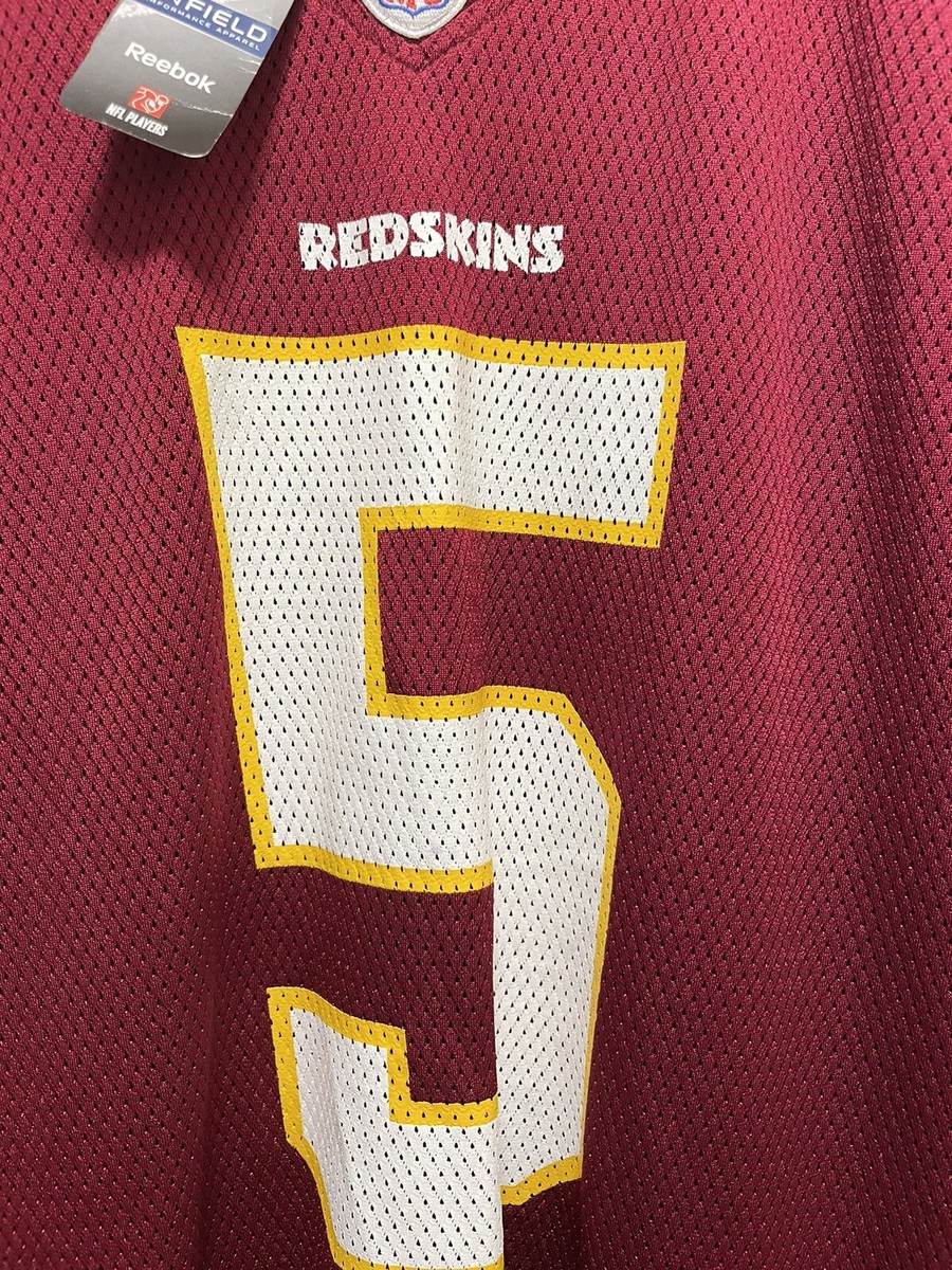 NEW WITH TAGS REEBOK AUTOGRAPH Washington Redskins Colt Brennan