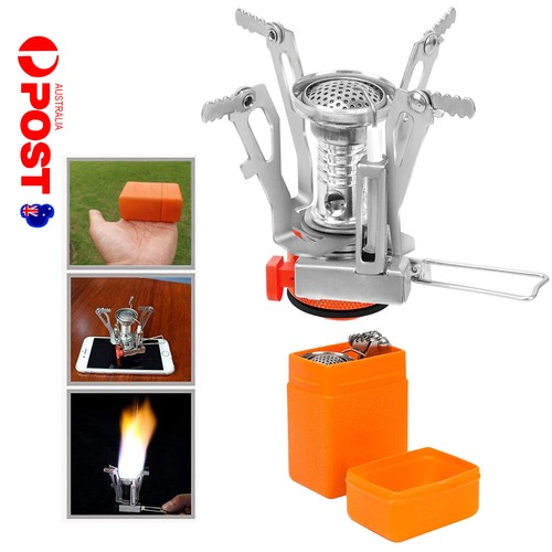 Outdoor Picnic Gas Burner Portable Backpacking Camping Hiking Mini Stove W - Picture 12 of 12