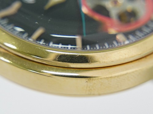 Paul Smith Classic Case 8229-S128064 Gold Plated Leather Automatic Watch Men - Picture 13 of 23