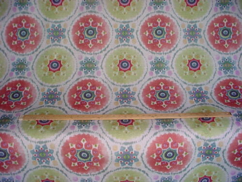 17-1/4 AÑOS TEXTILES VILBER IMPORTADOS RUBOR AZUL IKAT CORTINAS TAPICERÍA TELA - Imagen 3 de 5