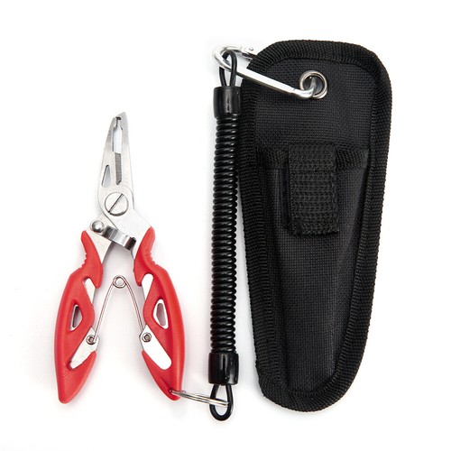 Stainless Steel Fishing Pliers Scissors Line Cutter Split Ring Hook Remover Tool - Picture 22 of 24
