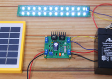 Emergency LED Light Driver LM317 IC Solar battery Charger PCB Board DIY KIT