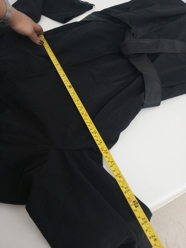 BURBERRY LONDON TRECH COAT BLACK SIZE XL MADE IN USA - Picture 11 of 20
