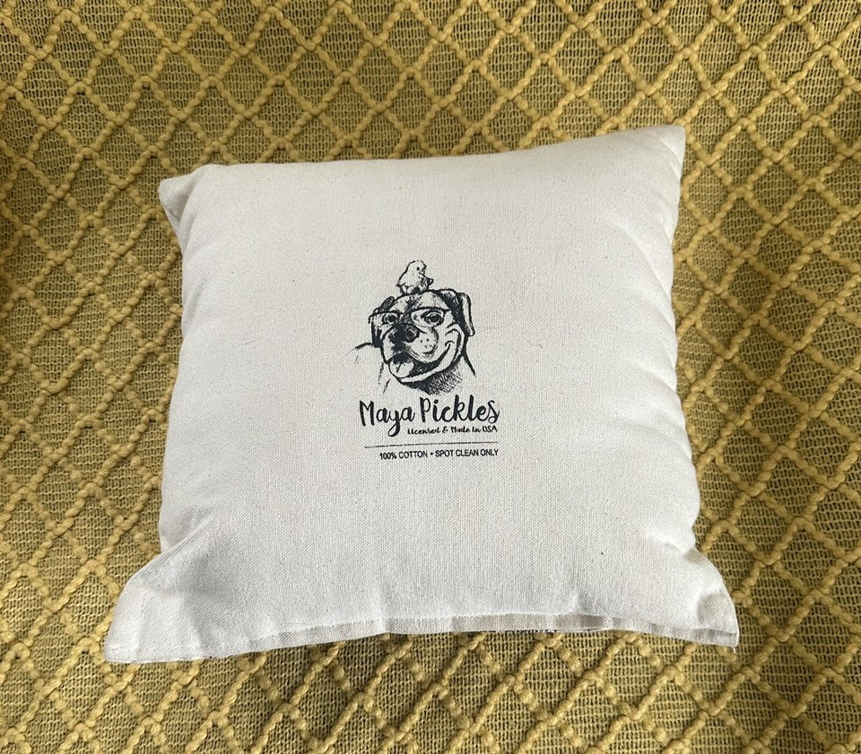 Maya Pickles Collection Decorative Throw Pillow Eiffel Tower Made In