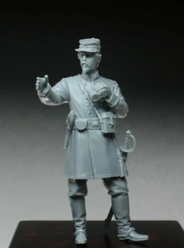 1/35 Harzfigur Modellbausatz US Konföderierter Soldat amerikanischer Bürgerkriegsoffizier - Bild 4 von 6