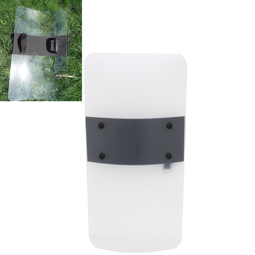 Clear Polycarbonate Shield Tough Anti-Riot Law Enforcement Police Shield 5.07lbs - Picture 1 of 13