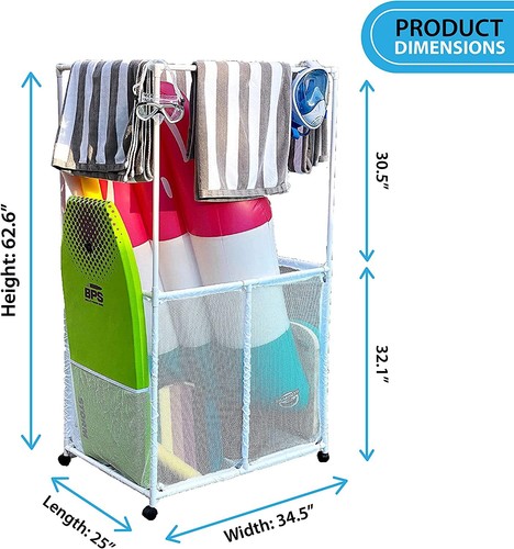 Pool Organizer 417245, T-Small, White - Picture 2 of 8
