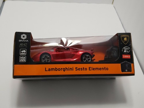 New Braha 1:24 Scale Lamborghini Sesto Elemento Red R/C Car - Picture 2 of 10