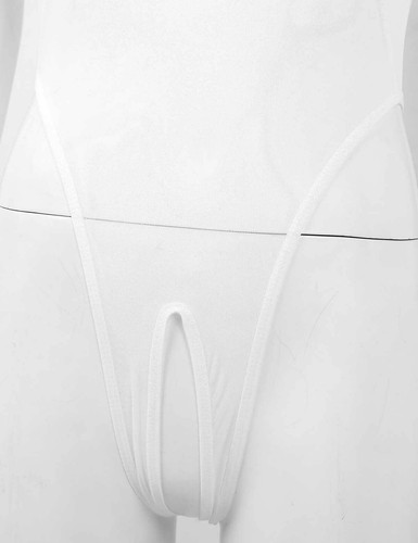 Women's See Through Mesh Cupless Crotchless Bodysuit Teddy Lingerie AU - Picture 21 of 24