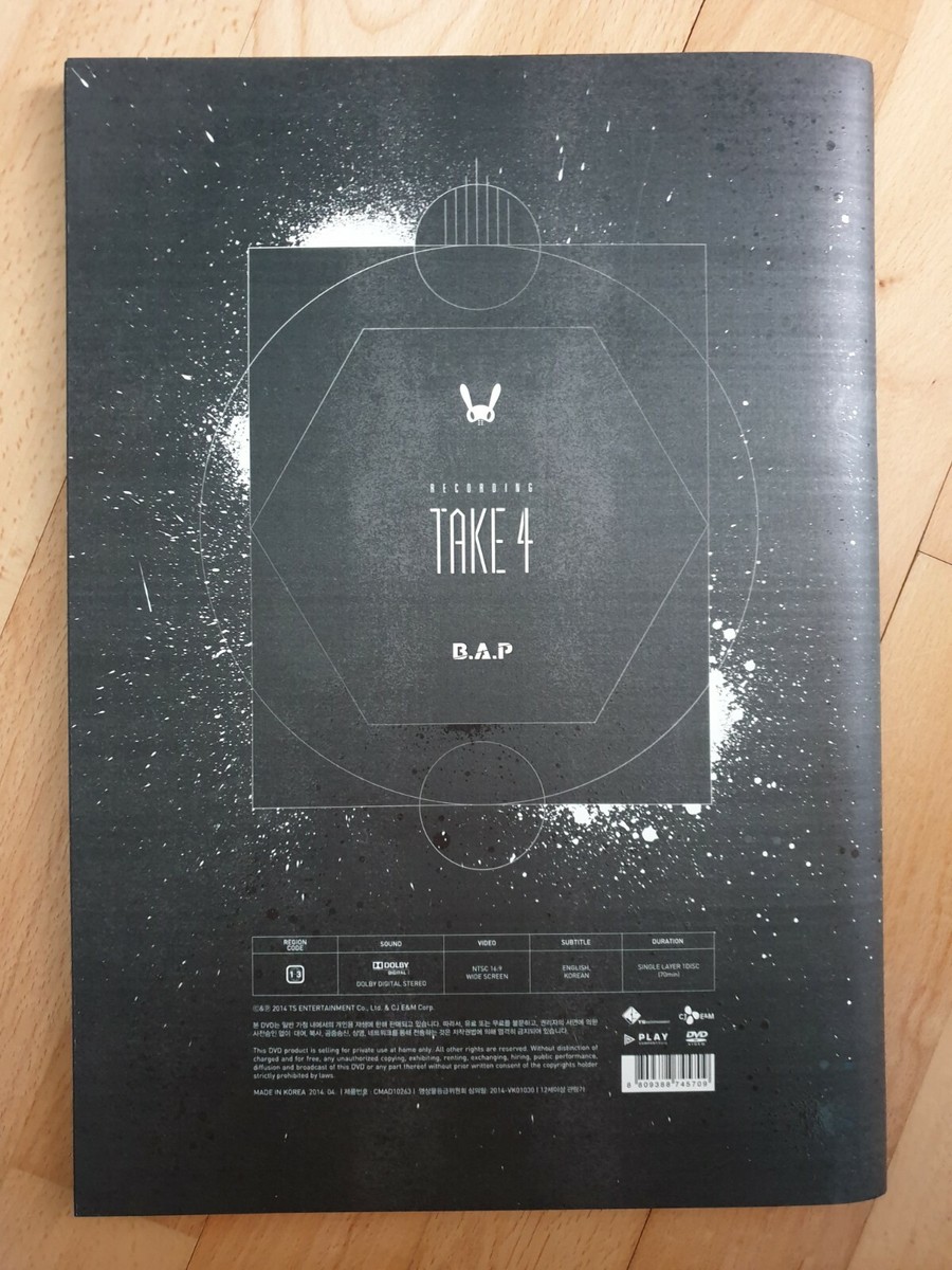 B.A.P『TAKE 4』"1004"+"BADMAN" [DVD+BOOK] B.A.P Recording Take 4 | eBay