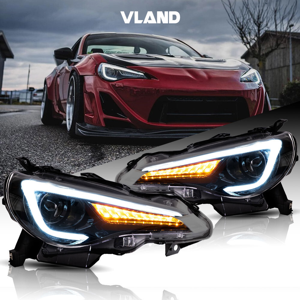 VLAND Headlights For 13-20 Subaru BRZ 13-16 Scion FR-S 17-20