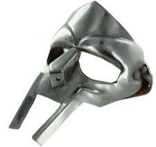 Gladiator Face Mask Helmet Hand Forged Sca Larp Helmet Roman Armor