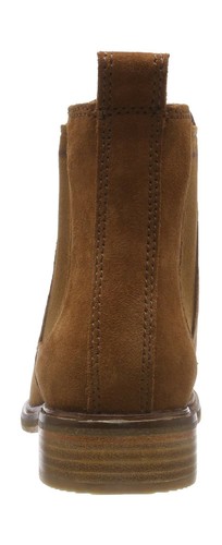 oscuro 4 ante Chelsea Reino mujer marrón Clarks Boots Clarkke Arlo para Negro Marrón Unido Clarks q74RA4aBnw