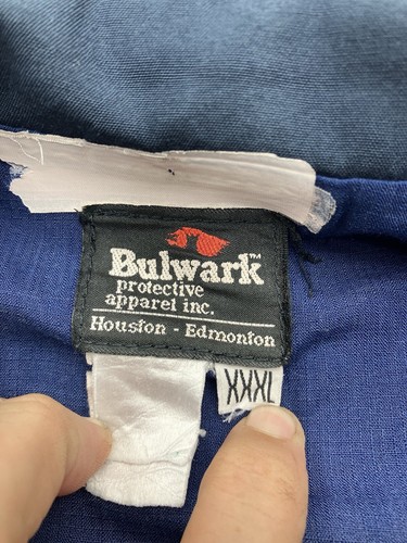 Giacca Bulwark FR uomo 3XL XXXL abbigliamento da lavoro cappotto bomber ignifugo - Foto 2 di 11