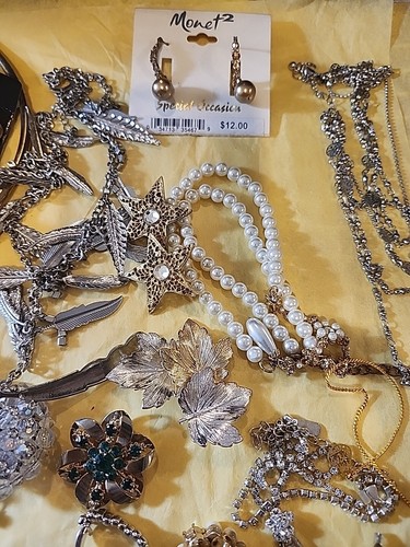 Estate Jewelry 35 pezzi INUSUALI NO spazzatura ARGENTO E TONO ORO alcuni nuovi (742) - Foto 9 di 22