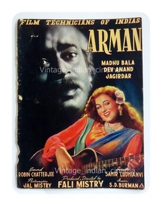 Arman-1953-Dev-Anand-Madhubala-Bollywood-PressBook-Vintage-Booklet
