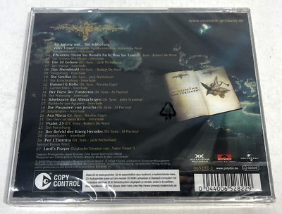 E Nomine - Das Testament (2002, CD) Sealed, Cracked Case
