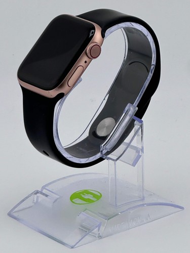 Unlocked Apple Watch Series 5 40MM GOLD Aluminum Black Sport Band A2094 - Photo 3 sur 4