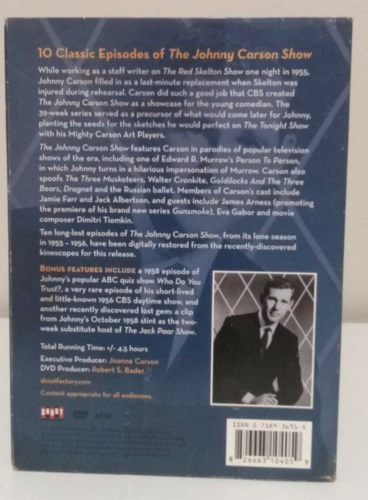 The Johnny Carson Show First Network Comedy Series 2 DVD Set - Picture 4 of 7