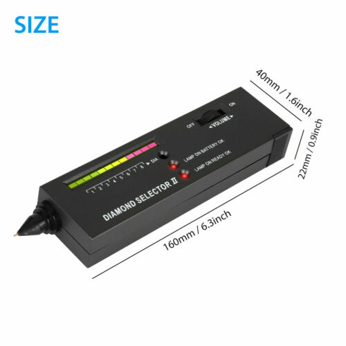 Gold Silver Diamond Tester Selector Gemstone Testing Kit Digital Electronic Tool - Picture 8 of 14