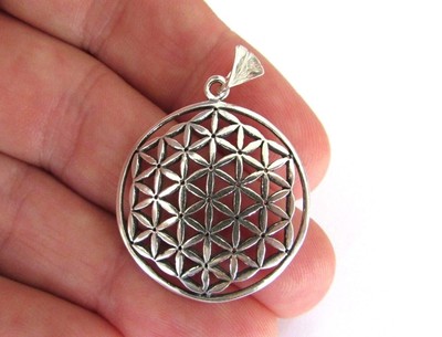 14k White Gold Flower Of Life Pendant Original Sacred Geometry Jewelry Free S H - Gold Flower Of Life Pendant 14k White Gold Flower Of Life Pendant Original Sacred Geometry Jewelry Free S H - Gold Flower Of Life Pendant