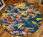 3D Yellow Goldfish ZHUB491 Game Non Slip Rug Mat Photo Carpet Zoe