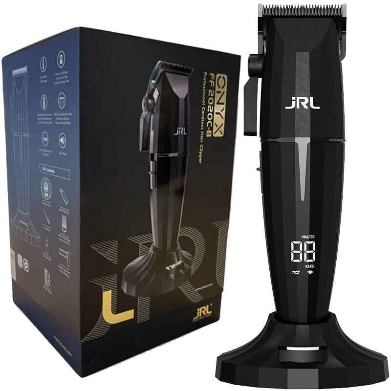 JRL ONYX FF 2020C-B Cordless Hair Clipper BLACK Free JRL ONYX FF 2020C-B Cordless Hair Clipper BLACK Free