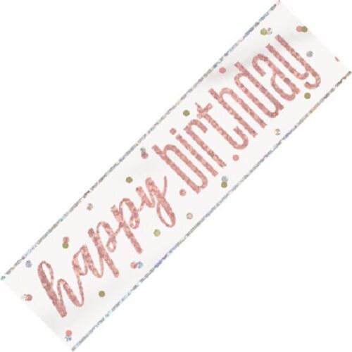 Rose Gold 30th & Happy Birthday Party Decorations Buntings Banners Balloons age - Picture 21 of 26