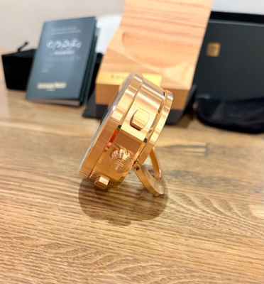 Original Audemars Piguet Code 11.59 Rose Gold Blue Dial Table