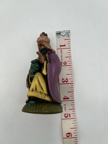 Juego de 4 figuras de repuesto de belén de goma/plástico Alemania de colección - Imagen 8 de 17