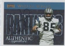 1999 Playoff Prestige SSD Authentic Signatures Wesley Walls Tim Biakabutuka Auto