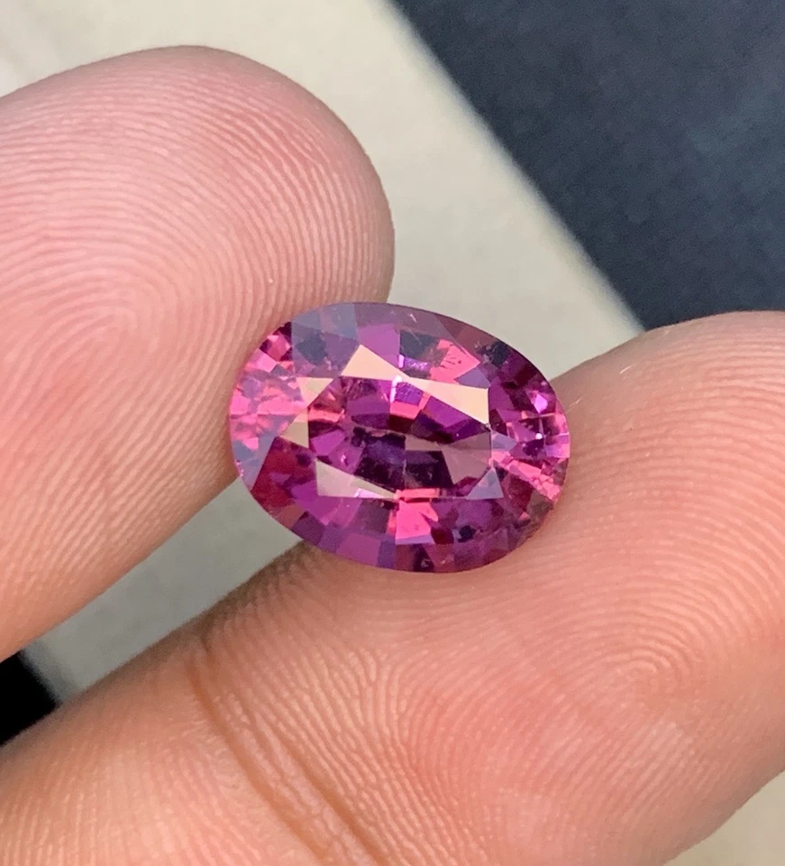 Reddish Pink Rubellite Tourmaline Gemstone, Tourmaline Loose Stone - 3.90 Carats - Image 3 of 4