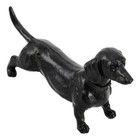 Animal Ornaments Resin Dog Poodle Figurine Topiary Statue for Garden Decor