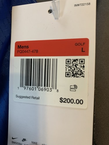 Nike Therma-FIT ADV Repel Golf Vest Blue Men's Size Large NWT FQ0447-478 - Picture 7 of 7