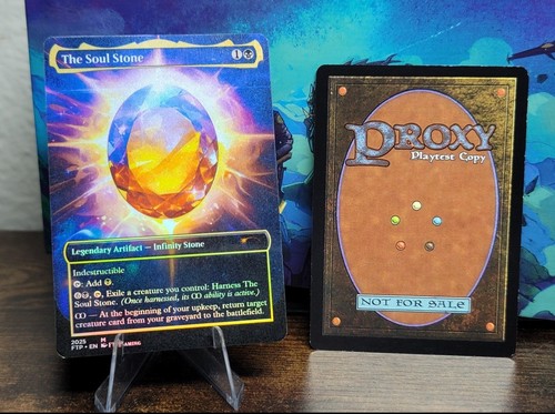 The Soul Stone Foil Borderless Playtest Card For MTG EDH - Picture 2 of 4