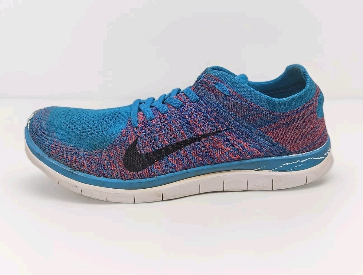 Nike Free 4.0 Flyknit Blue Lagoon Crimson | eBay display picture 2
