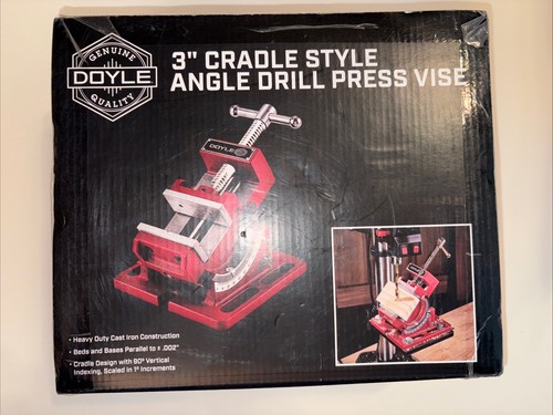 Doyle 3" Cradle Style Angle Drill Press Vise Heavy Duty 58778 NIB - Picture 1 of 6