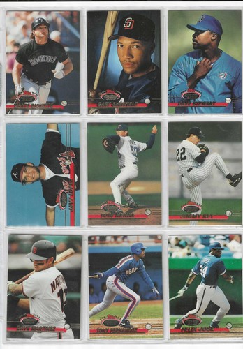 1993 Stadium Club Baseball Cards #1 - #744 (You pick to complete your set) - Picture 414 of 457
