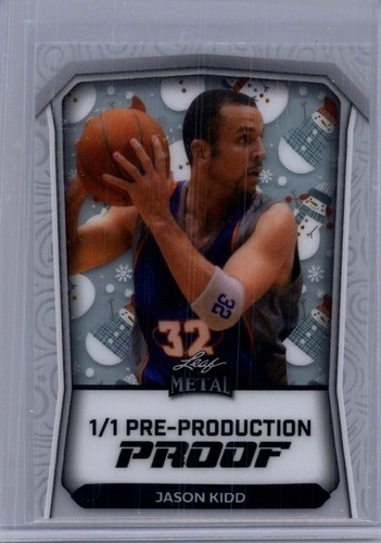 Jason Kidd 2024 Leaf Basketball 1/1 Pre Production Proof