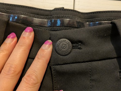 Pantalones DU/ER Hombres 34X32 Inteligentes Elastizados Relax Cónicos Rendimiento Pantalones Negros - Imagen 11 de 21