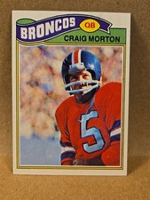 1977 Topps Football #27 Craig Morton Quarterback Denver Broncos EX-MT 