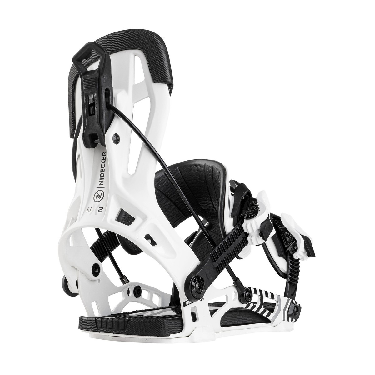 Flow NX2 Fusion Men's Rear Entry Snowboard Bindings, White