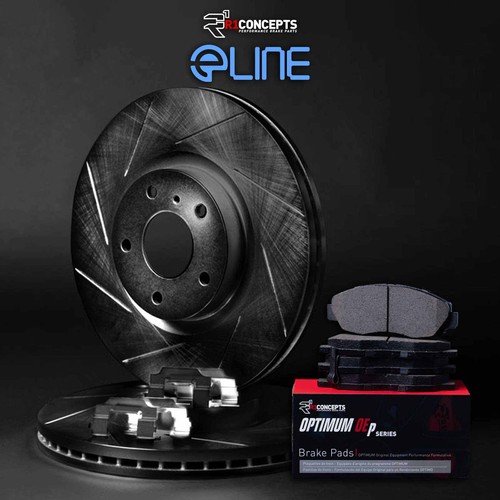 R1 Concepts Wcuh1 01012 R1 Concepts Black Slotted Rotors With 5000 Oep Brake - Picture 2 of 8