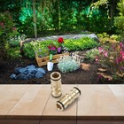 2 Pack Solid Brass Hose Connectors for Garden Watering and Pressure Washers