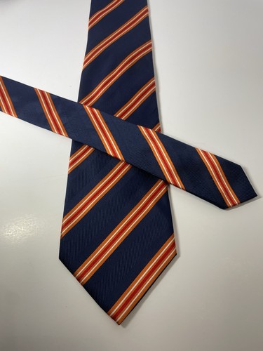 Versa Collezioni By Marc Seroya Men’s Silk Repp Neck Tie 61” Designed In Italy - Picture 4 of 4