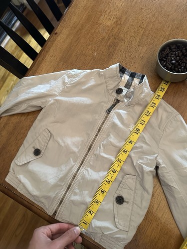 Kids Burberry Reversible Jacket Novacheck Plaid Grey Size 4y - Picture 8 of 8