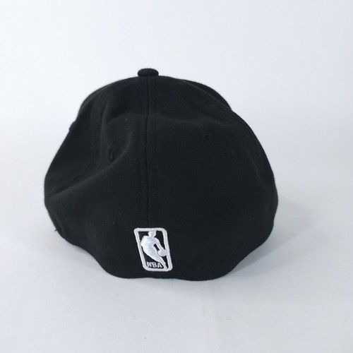 Los Angeles Lakers Hat Black Logo Spellout New Era Medium Large Stretch LAL - Picture 3 of 5